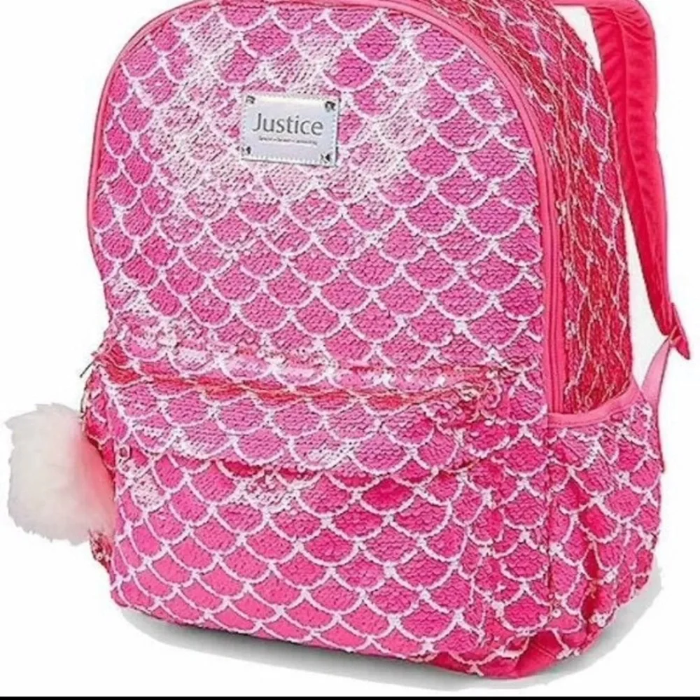 Justice Mermaid Scales Flip Sequin Sequin Backpack